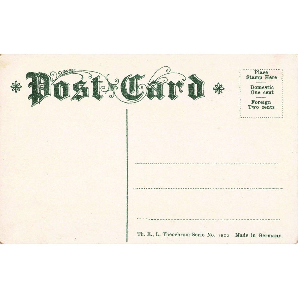 Vtg My Sweetheart Postcard Large Letter RPPC-Style Germany 1802 VG - Picture 2 of 2